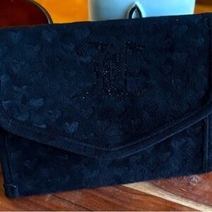 ♠️ JUICY COUTURE ♠️ NEW…BLACK VELVET TRAVEL JEWELRY ORGANIZER